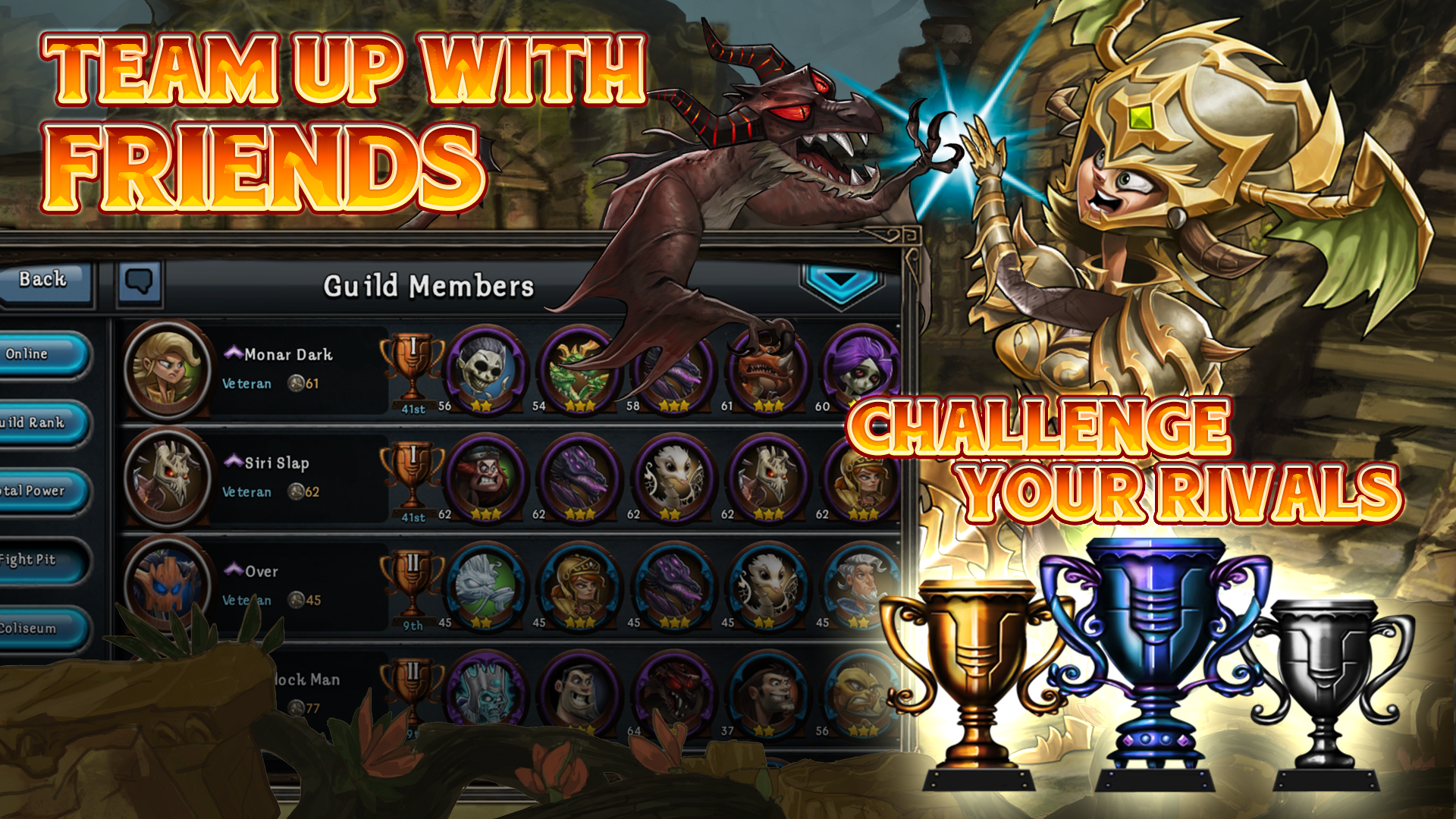 DragonSoul - 在线 RPG 游戏 遊戲截圖