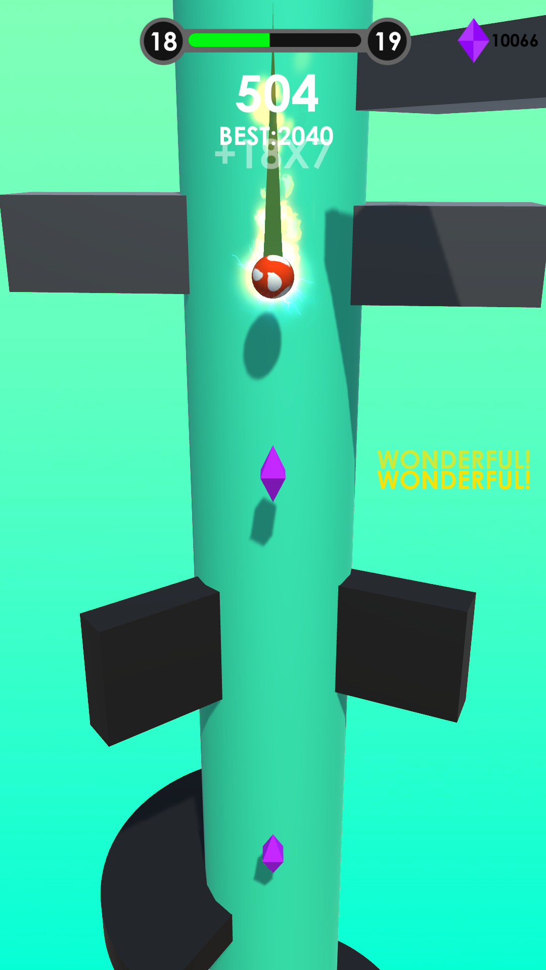 Helix Rush Game Screenshot
