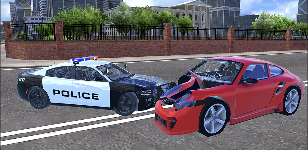 Banner of Car Crash: Police Chase Game 
