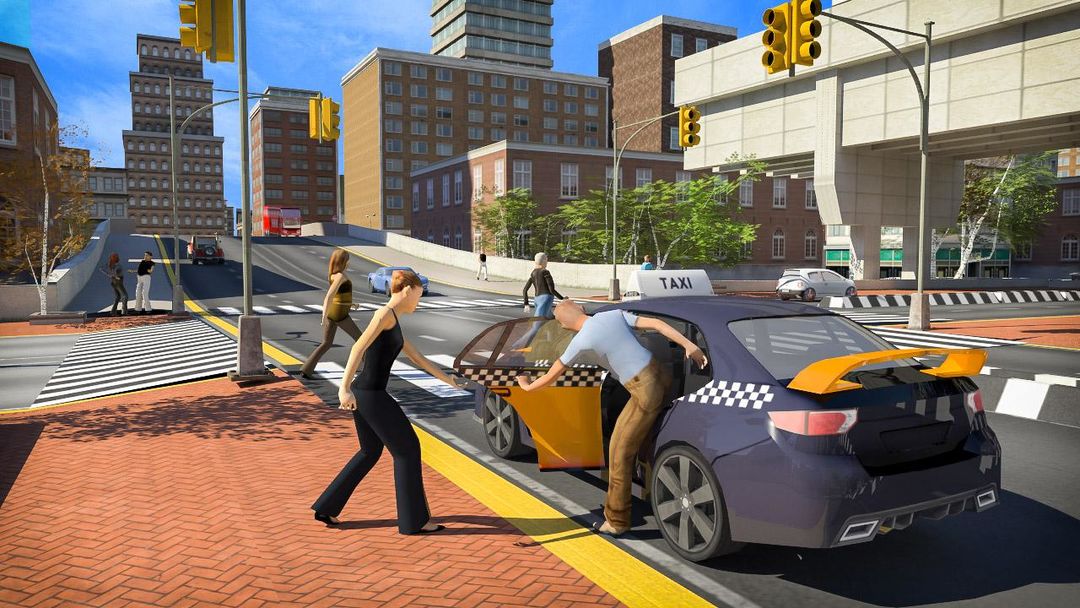 Screenshot of Taxi Simulator Game