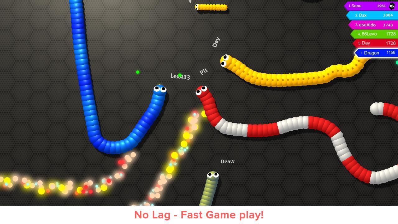 Screenshot 1 of Snake.io ချော်လဲခြင်း။ 1.4