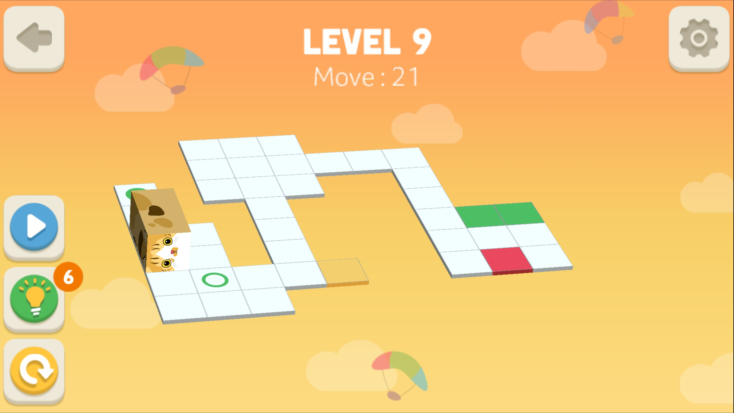 Bloxorz: Roll the Block Game Screenshot