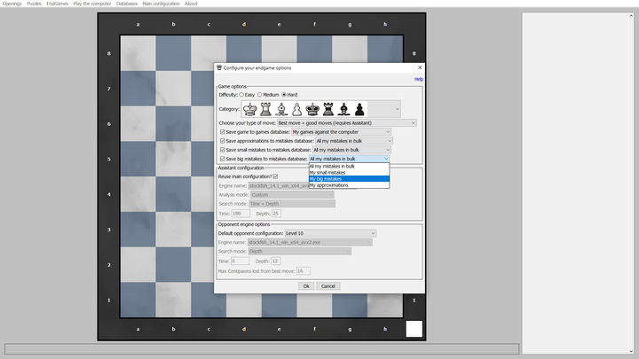 Screenshot 1 of Exercitador de xadrez 