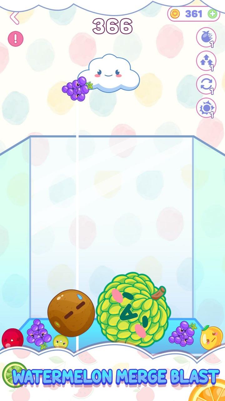 Watermelon Drop: Fruit Merge Game Screenshot