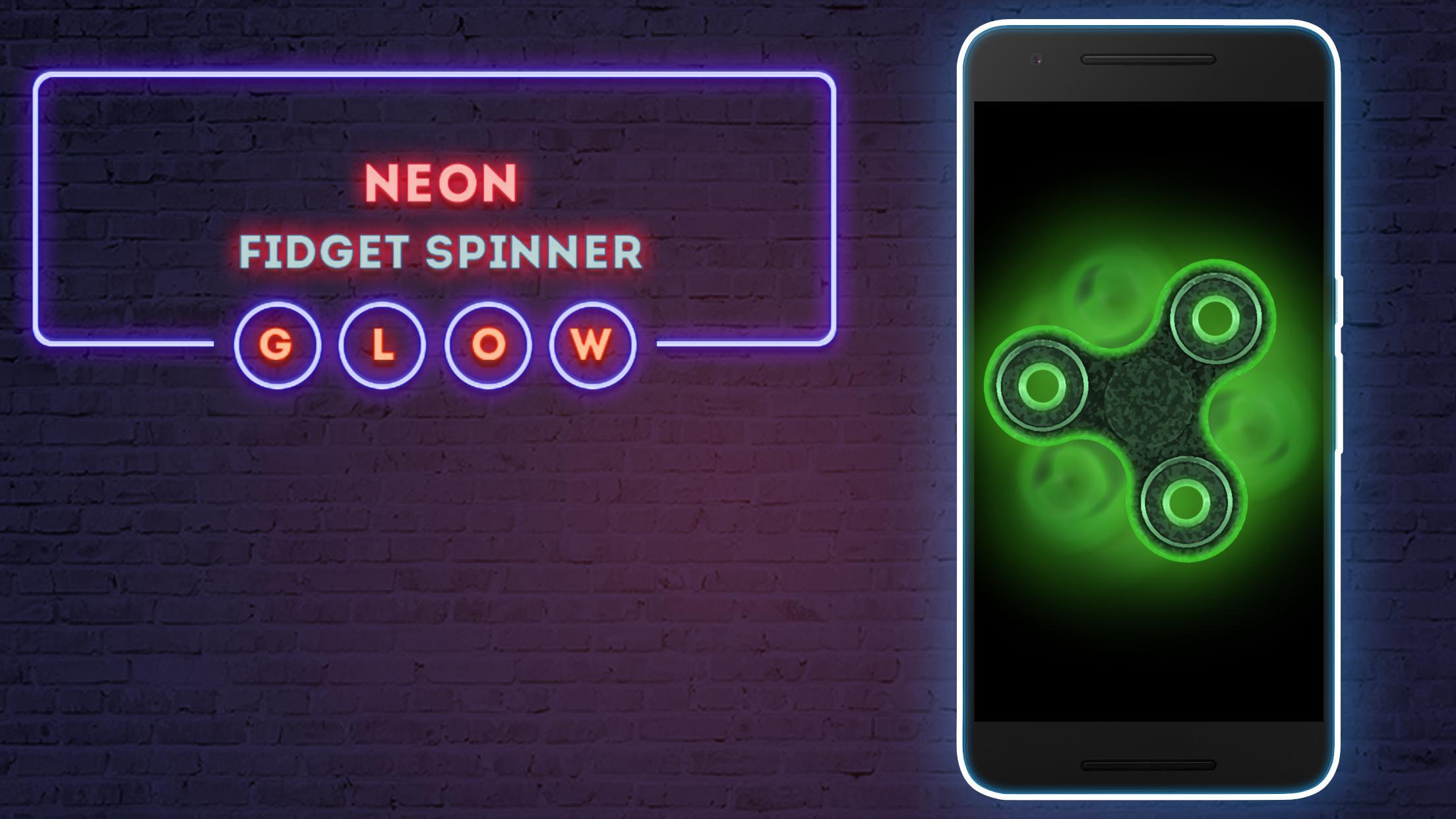 Fidget Spinner - Neon Glow ภาพหน้าจอเกม