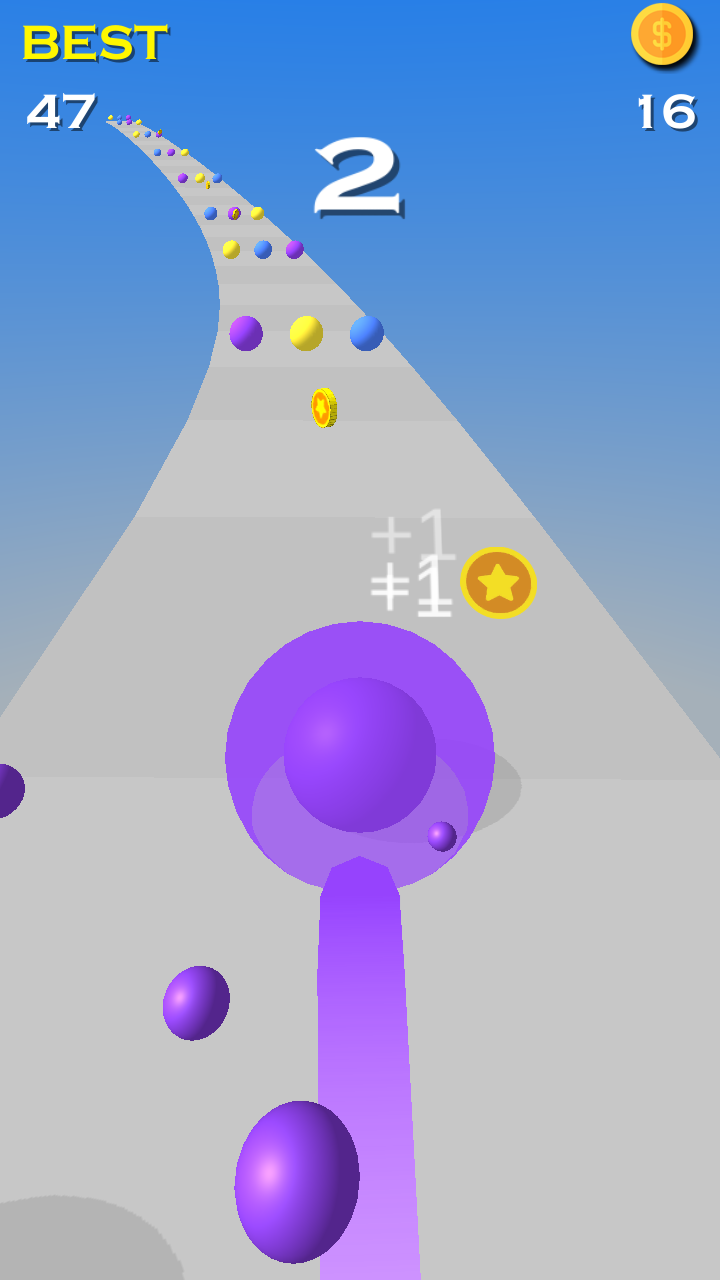 Twisty Color Road Game Screenshot