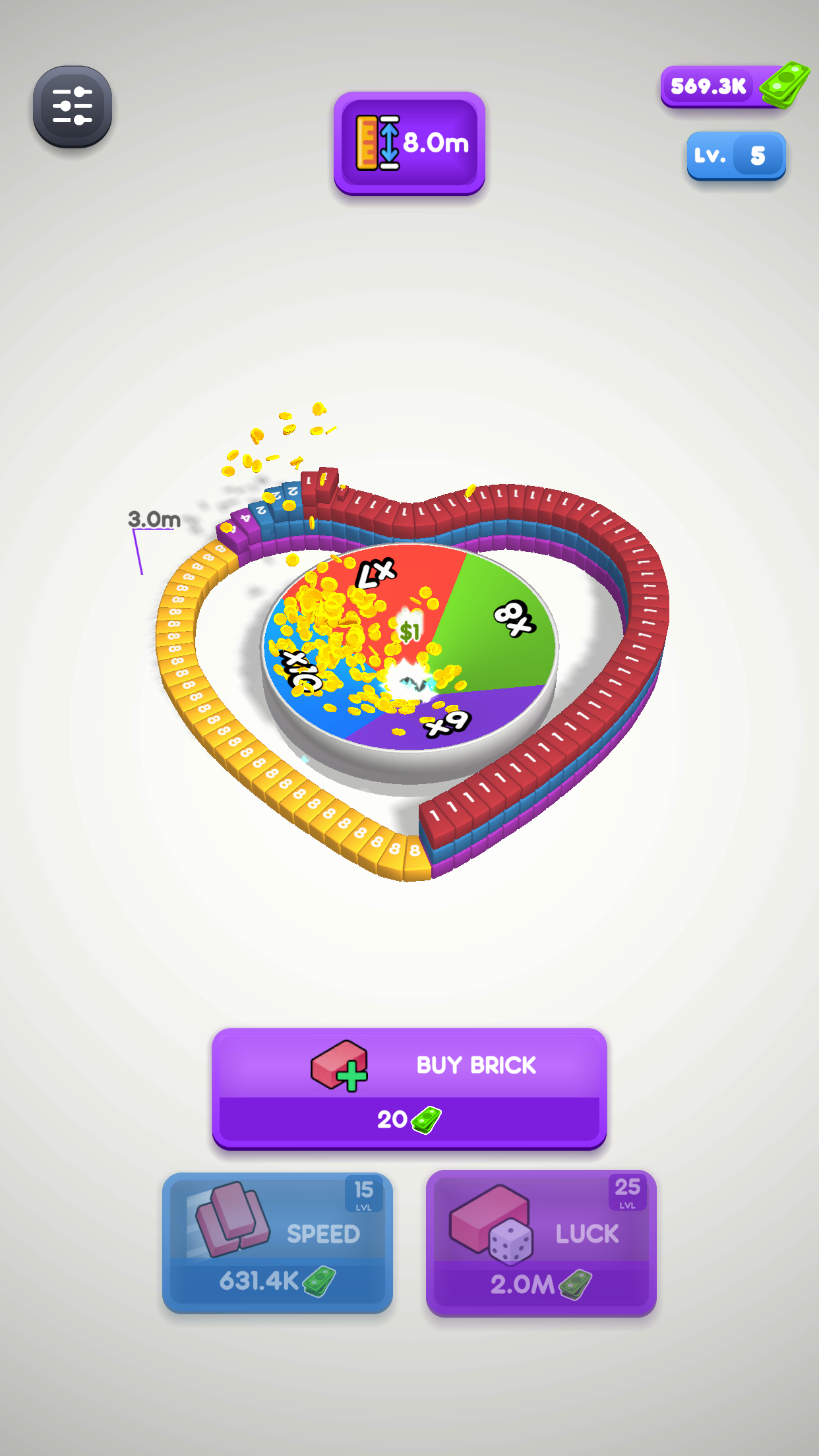 Bricks Merge Game Screenshot