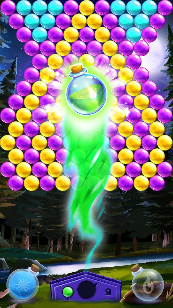 Bubble Night Rush screenshot game