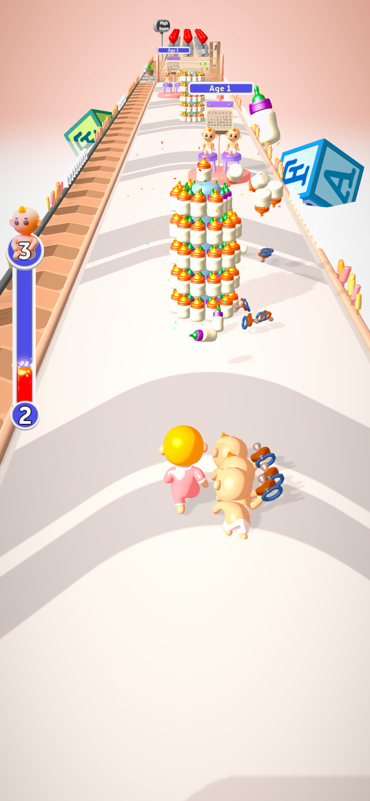 Growing Steps Game Screenshot