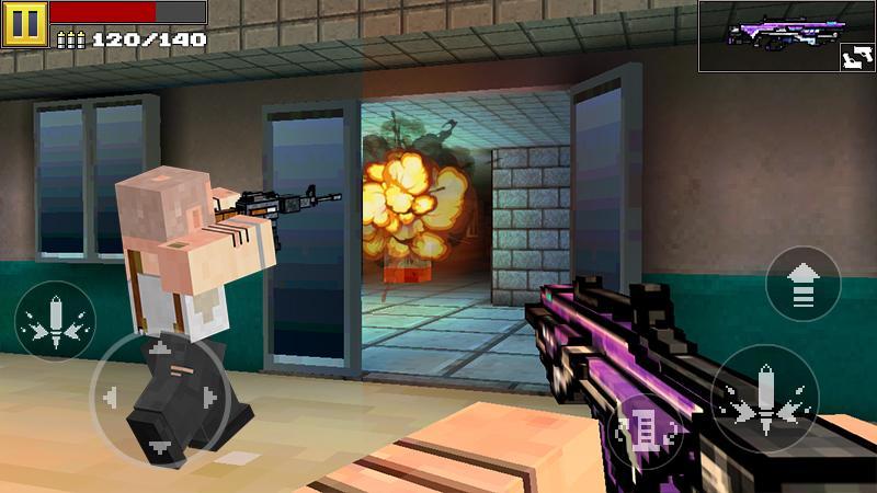 Pixel Shooting 3D Game Screenshot