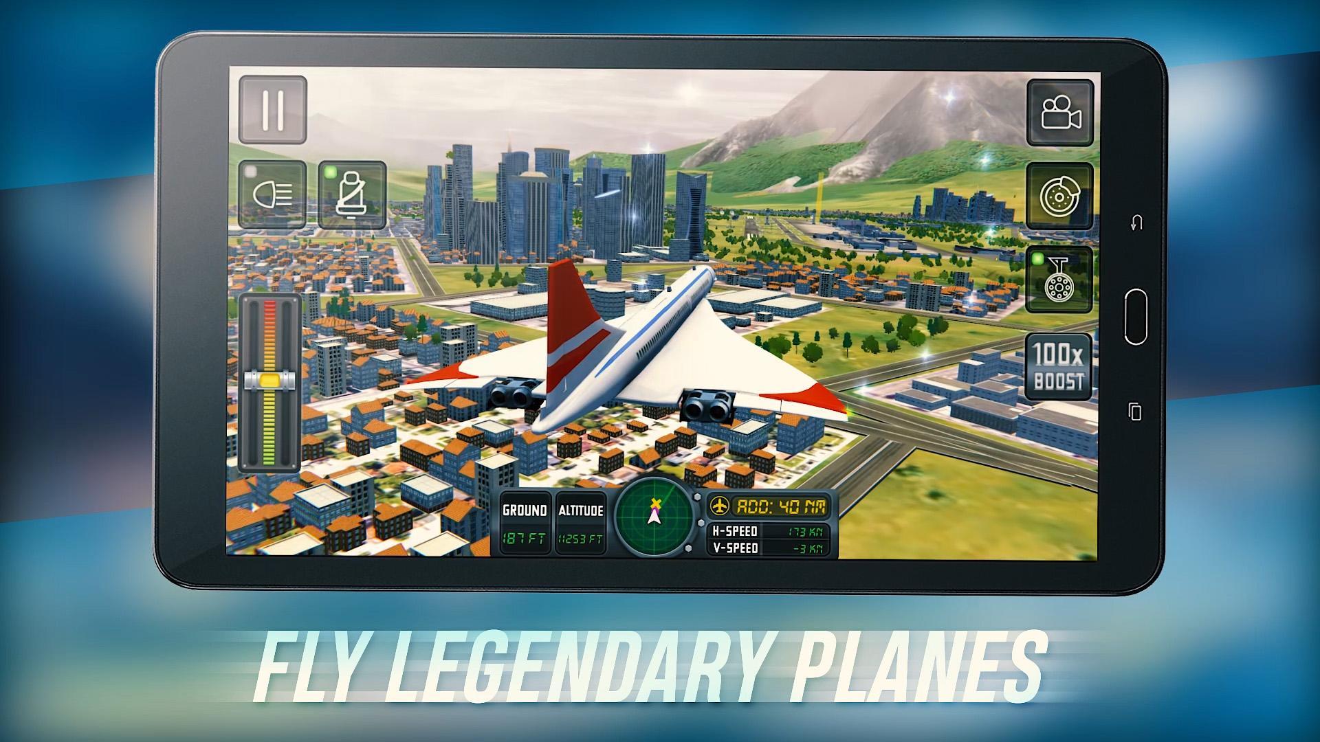 Airplane Flight Simulator EVO Game Screenshot