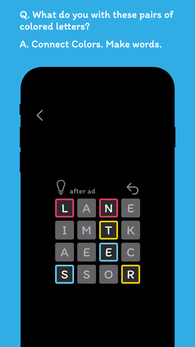 Word Hues: Colorful Puzzles Game Screenshot