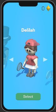 Tropical Tennis 게임 스크린샷