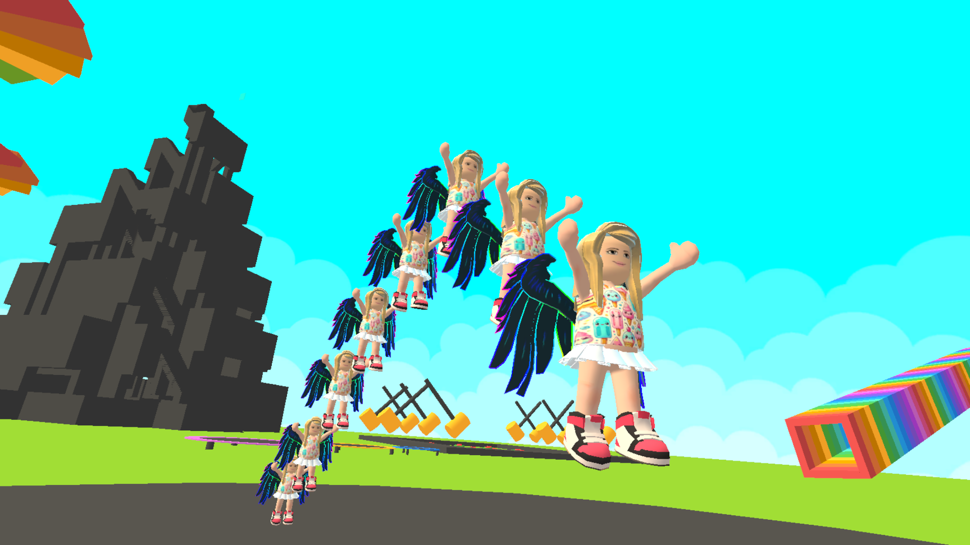 Obby One: Parkour Games Game Screenshot