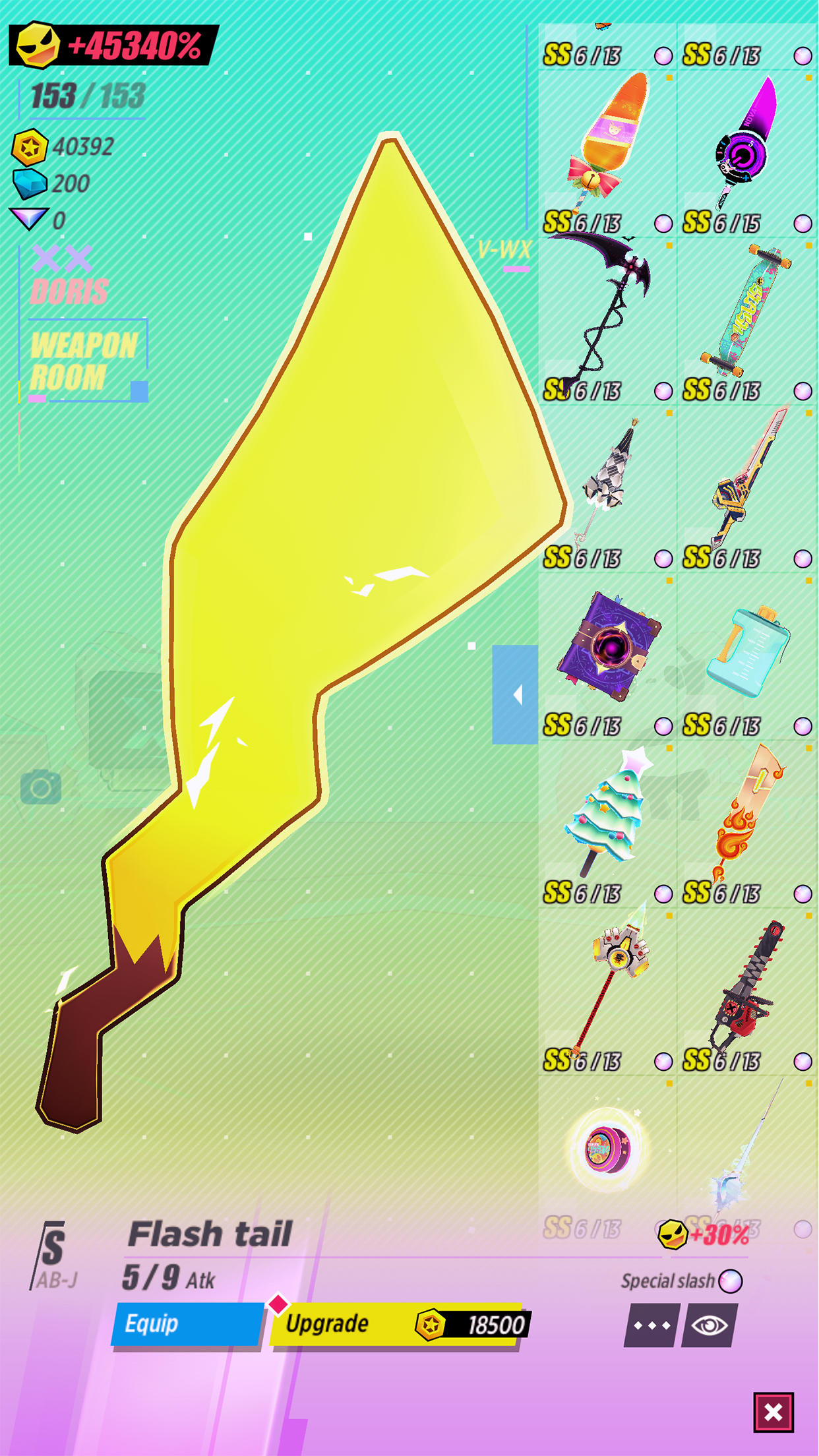 Slash & Girl  Game Screenshot