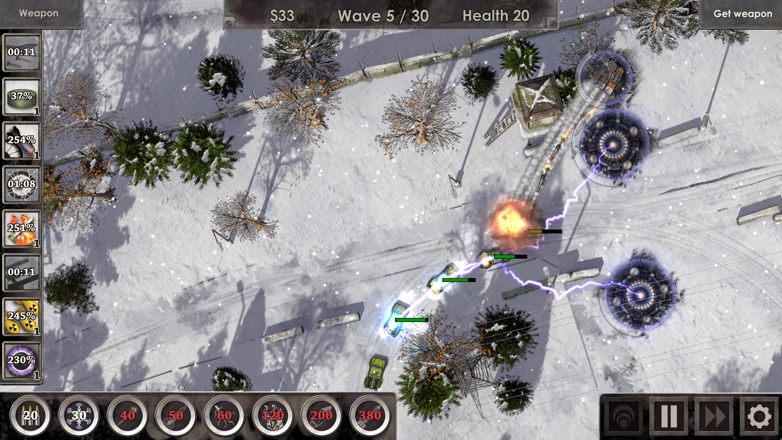 Defense Zone 3 Ultra HD Game Screenshot