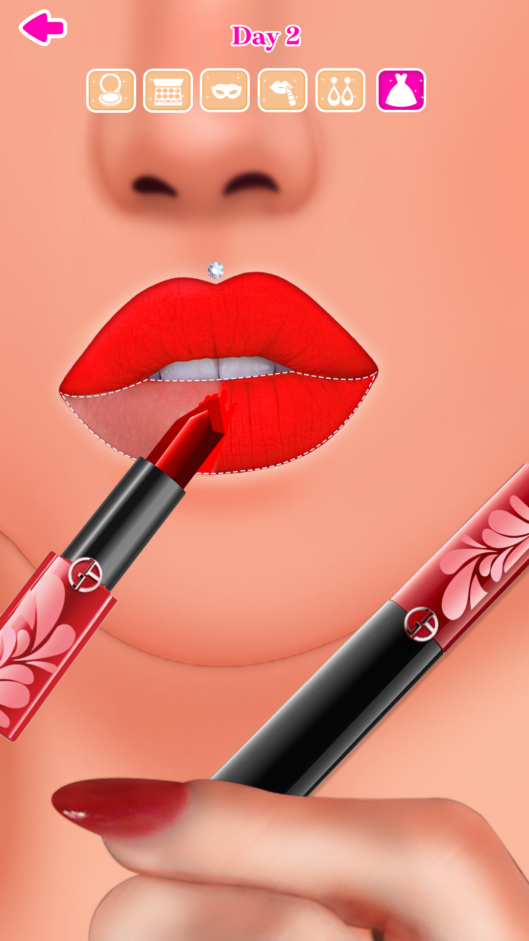 DIY Makeup Games for Girls Game Screenshot