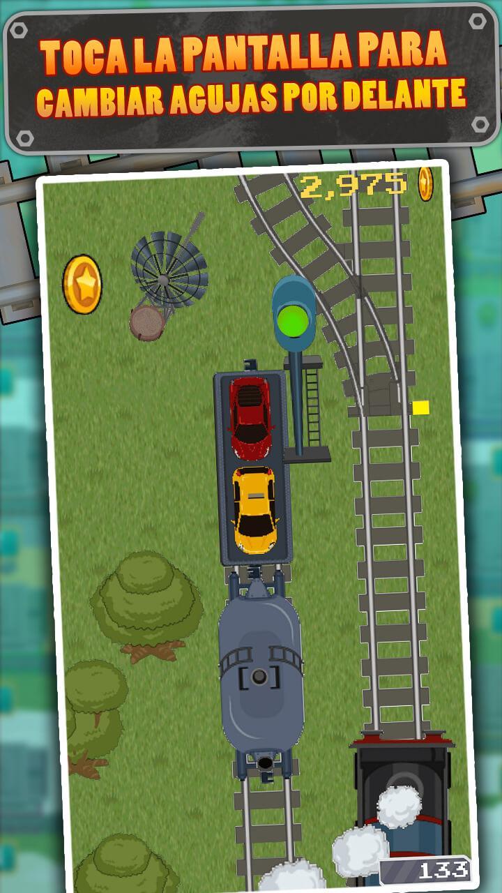 Captura de Pantalla del Juego Loco Run -Juego Arcade de Tren