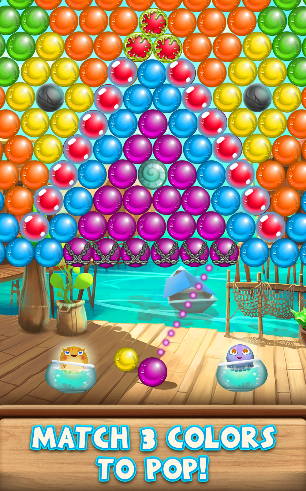Bubble Fish Mania Game Screenshot