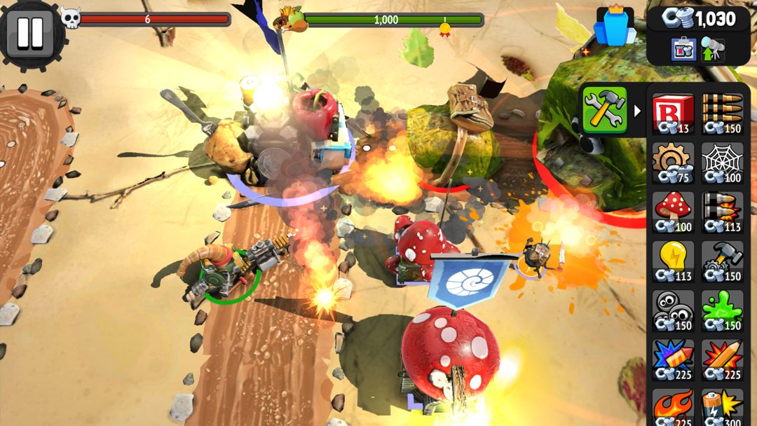 Screenshot of Bug Heroes: Tower Defense