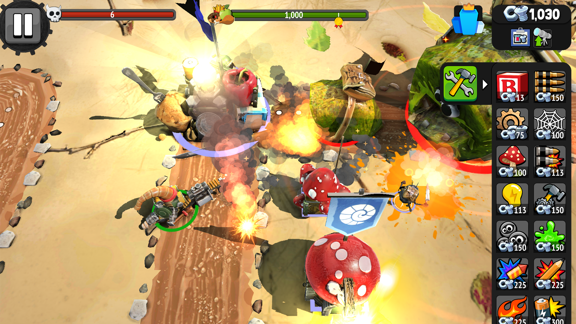 Bug Heroes: Tower Defense Game Screenshot