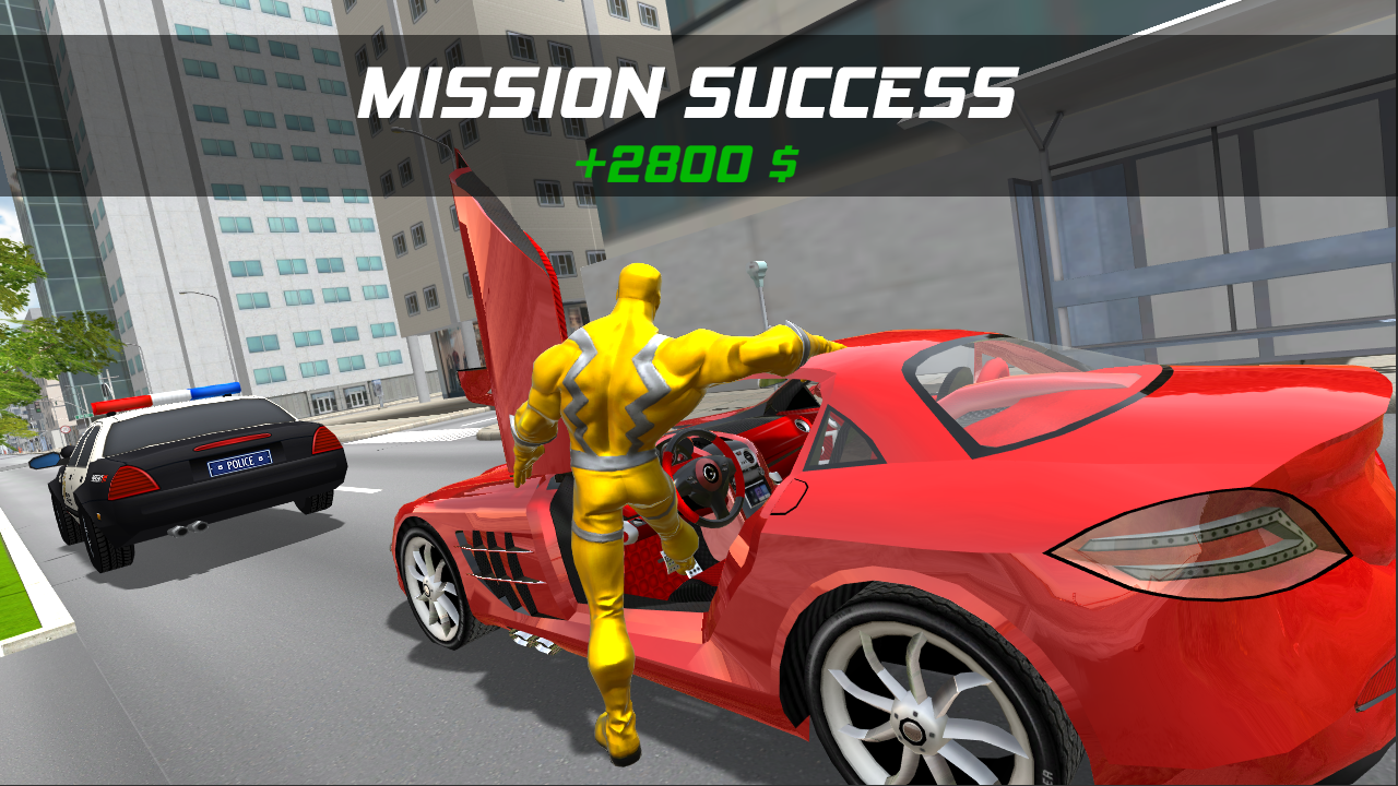 Rope Hero Big Town Game Screenshot