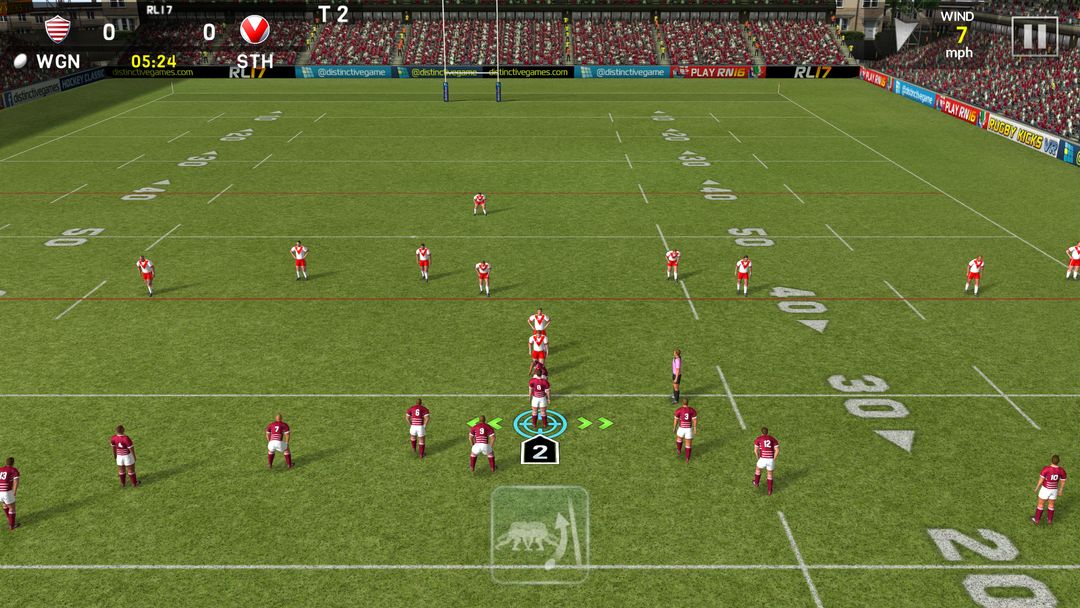 Screenshot of Rugby League 17