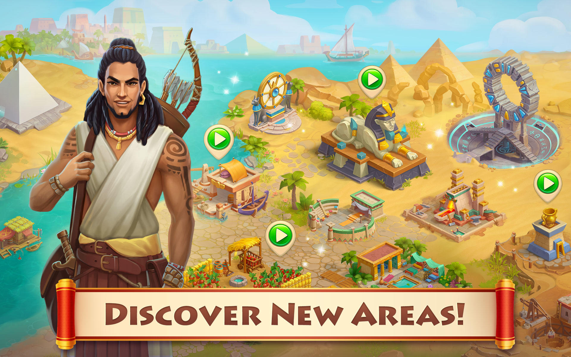 Скриншот игры Cradle of Empires: 3 in a Row
