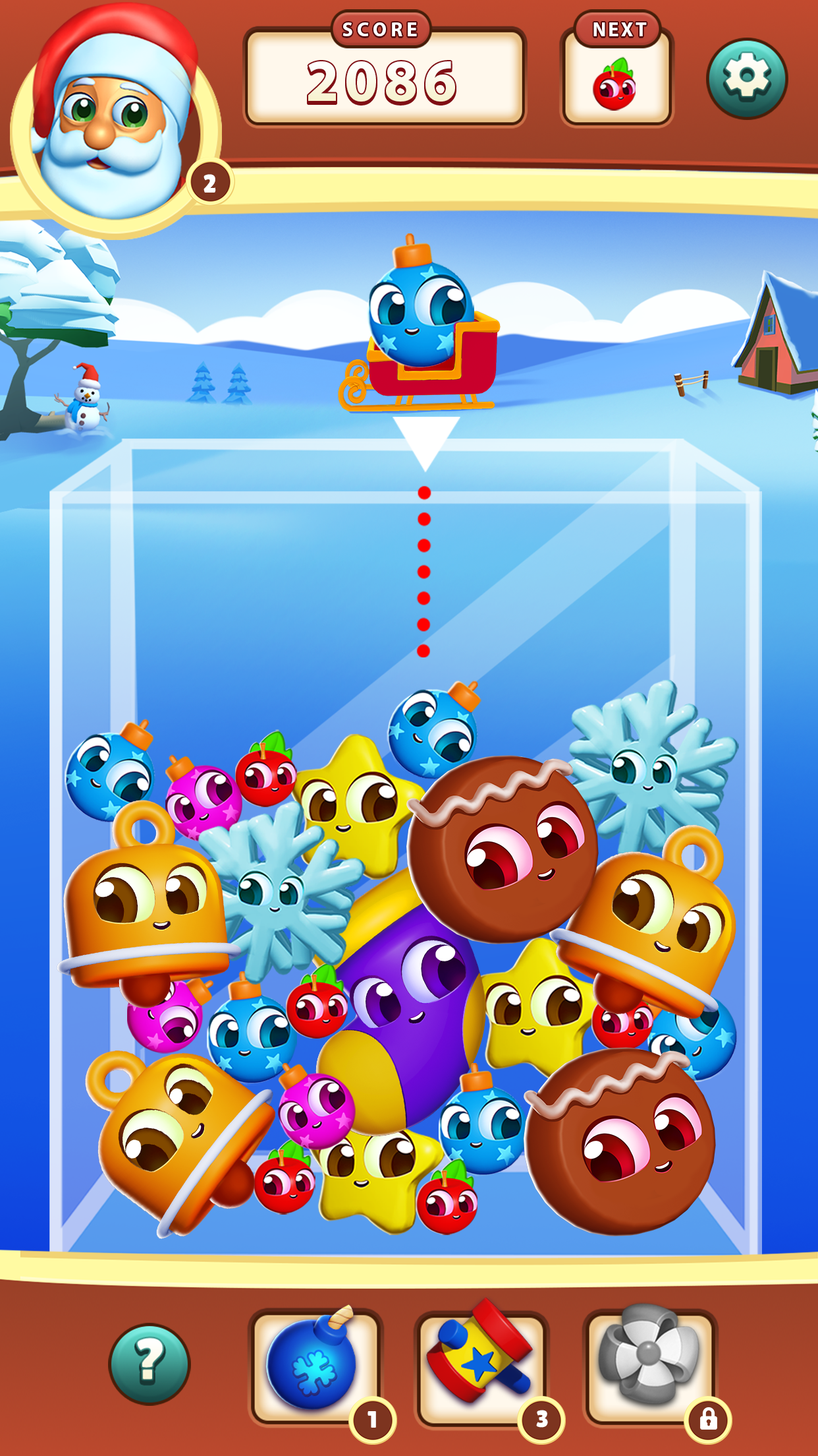 Merge to Santa: Fun Merge Game Screenshot