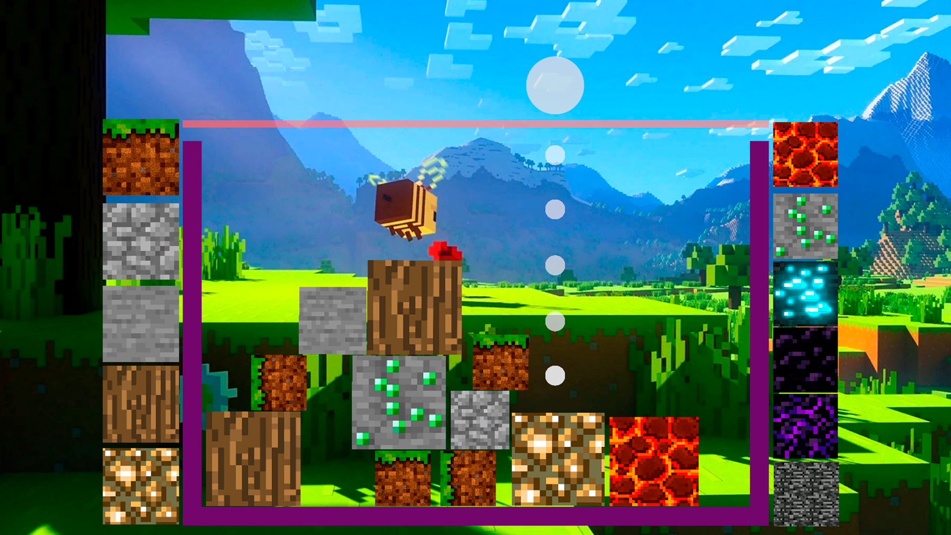 Merge Minecraft Blocks Game Screenshot