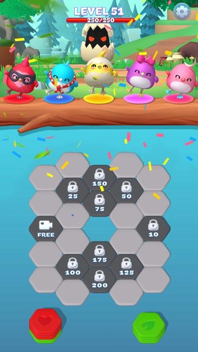 HexaSort: Bird Allies Game Screenshot