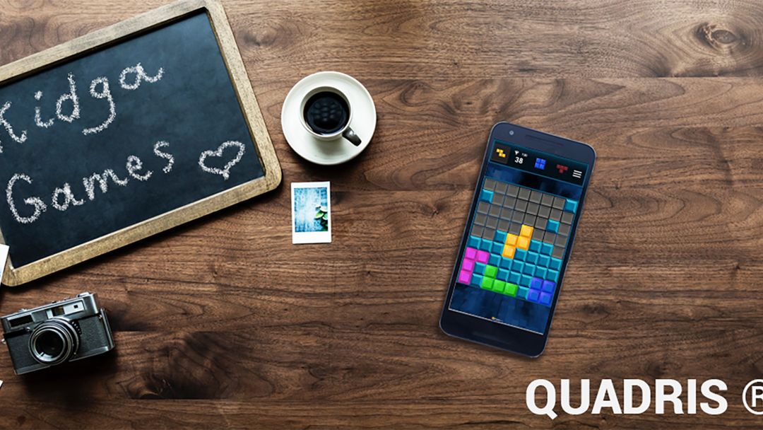 Screenshot of Quadris® - timeless puzzle