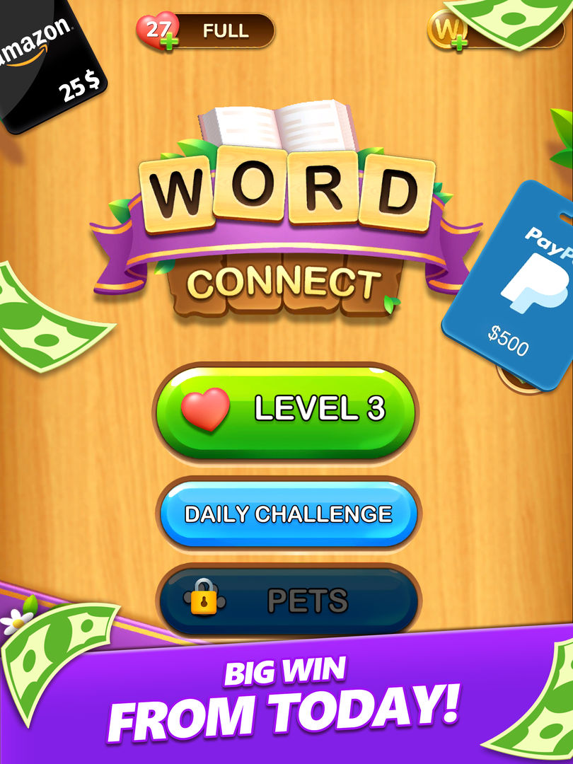 Word Connect - Relax Puzzle 게임 스크린 샷
