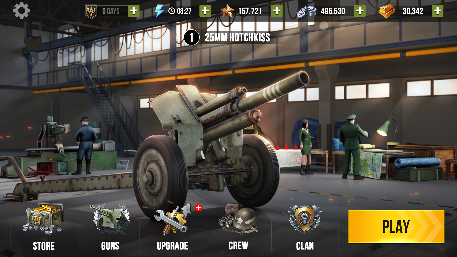 Screenshot of World of Artillery: Cannon War