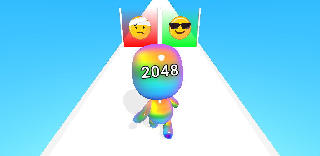 Banner of Man Runner 2048: Run and Merge 