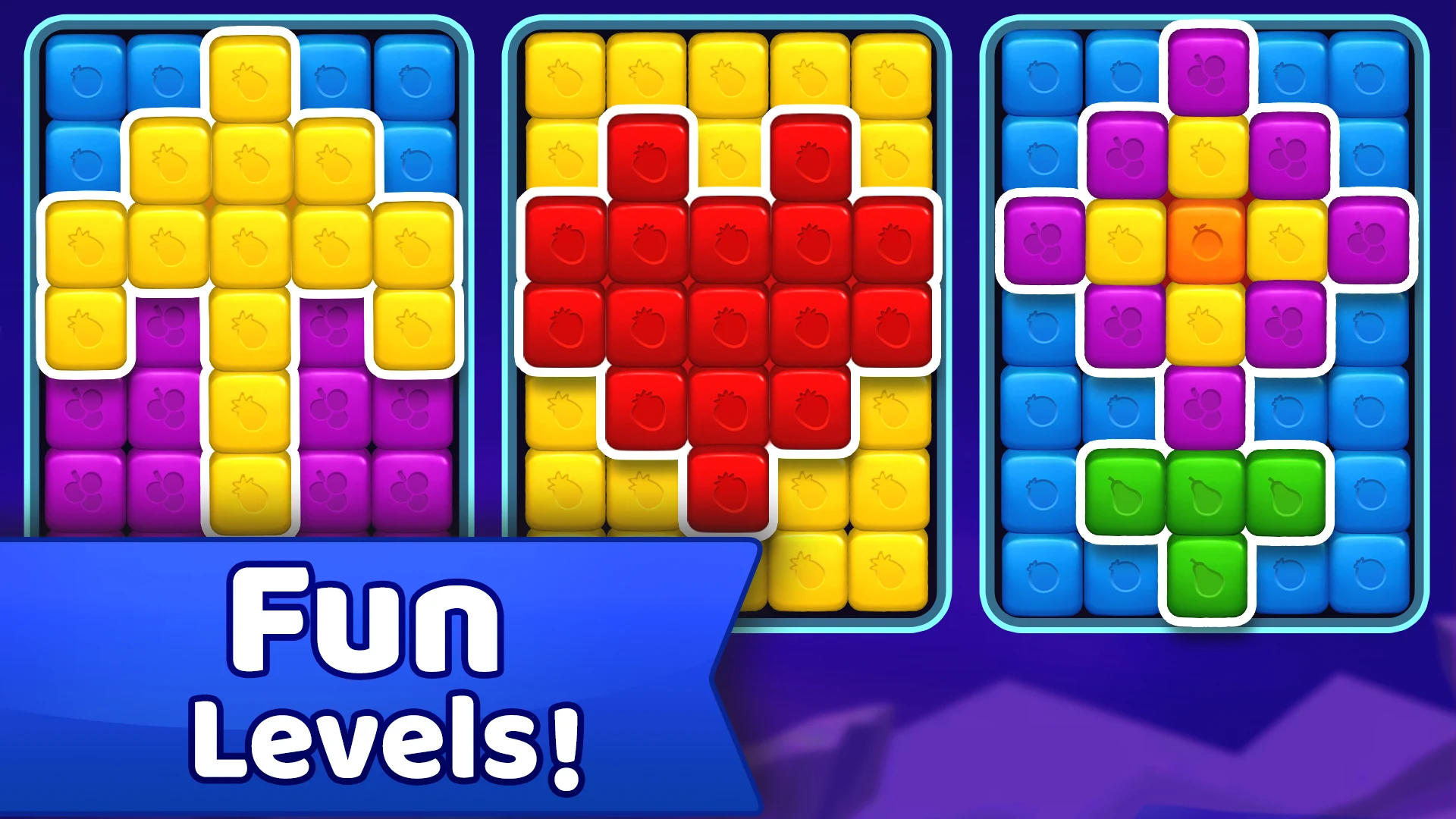 Fruit Cube Blast Game Screenshot