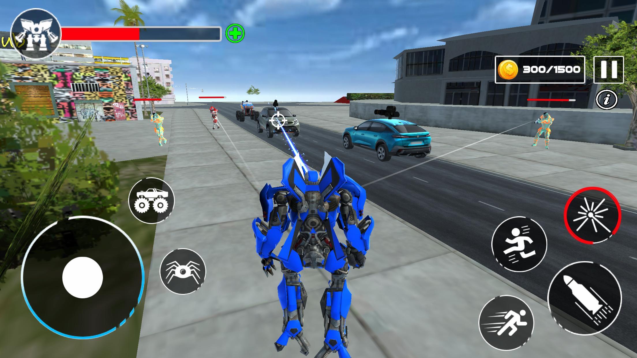 Robot Car Battle Transform Game Screenshot