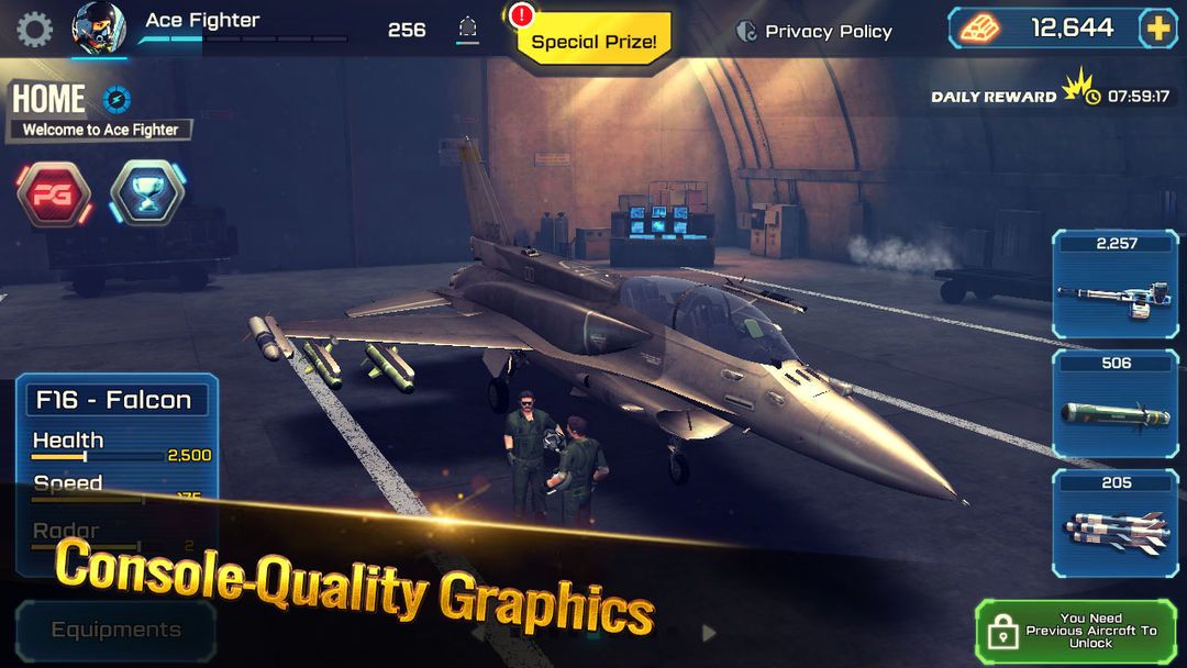 Screenshot of Ace Fighter: Modern Air Combat