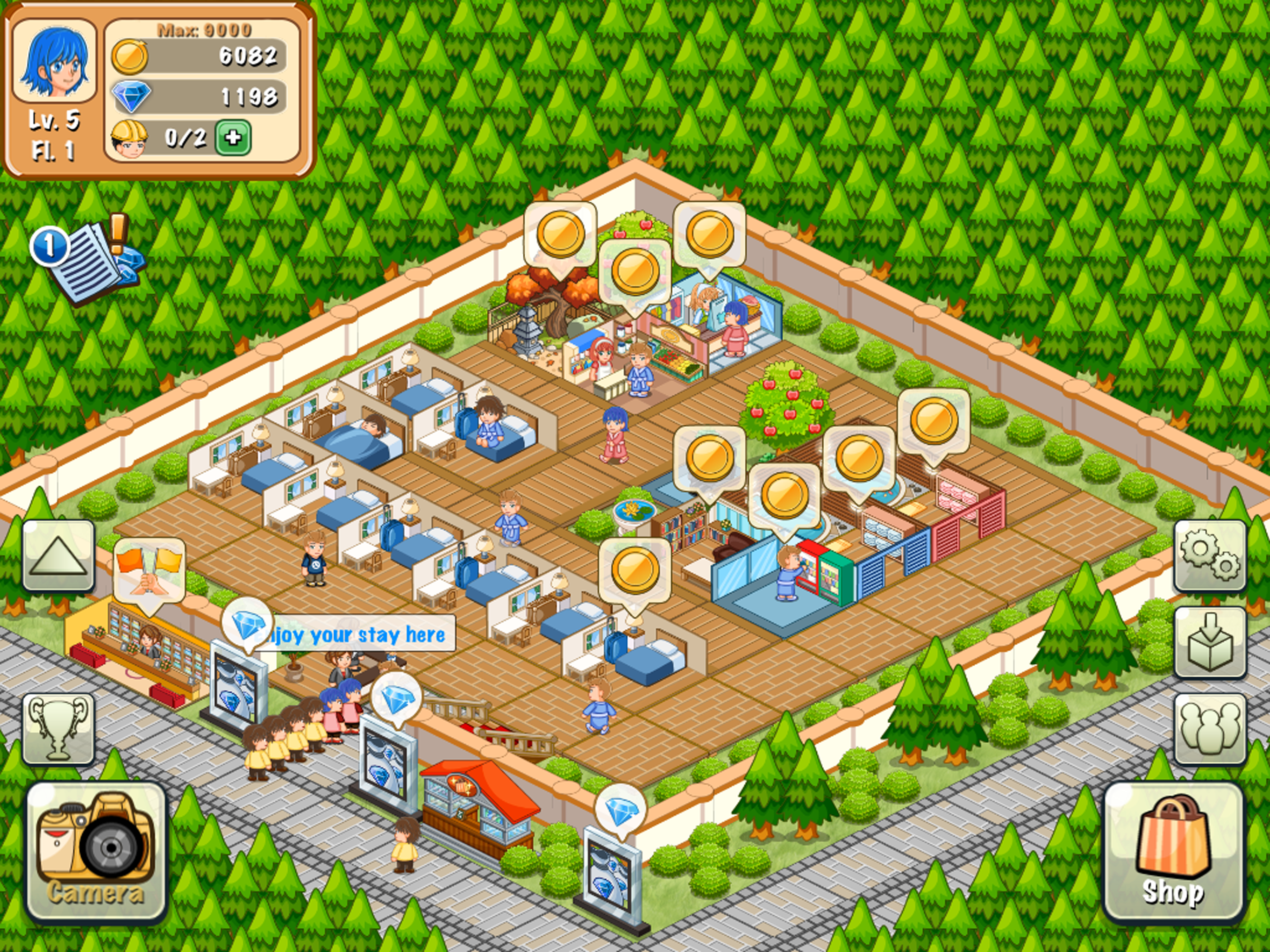 Hotel Story: Resort Simulation ภาพหน้าจอเกม