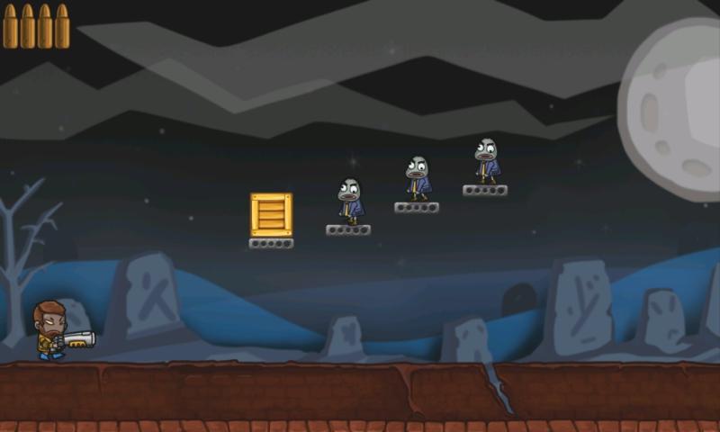 僵尸与飞弹 screenshot game
