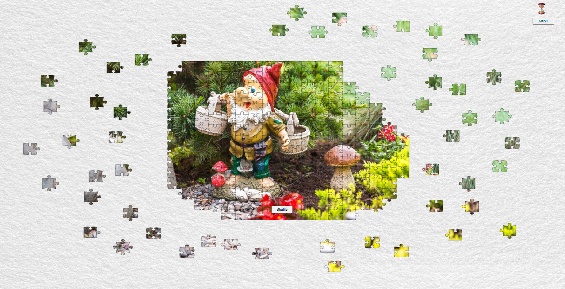 Gnome Enchanted Jigsaw Puzzles Game Screenshot