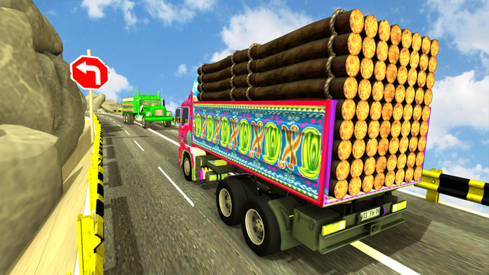 Indian Cargo Truck Driving Sim 게임 스크린샷