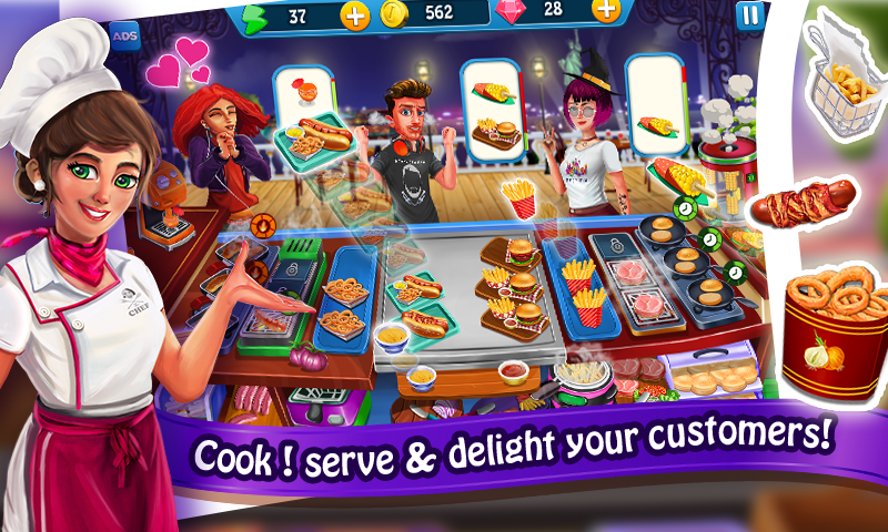 A Chef's Madness cooking Games Game Screenshot