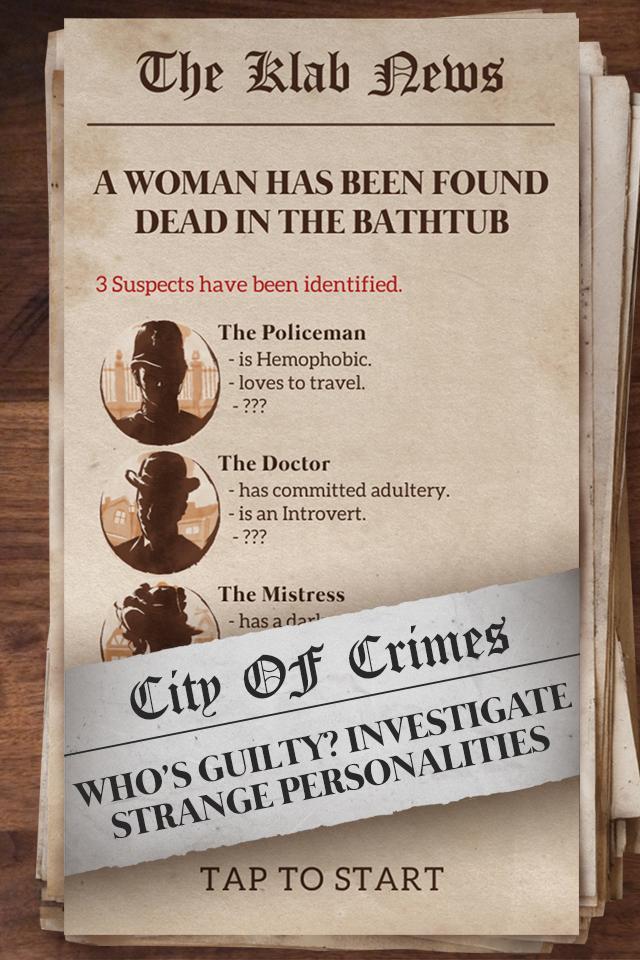 Mystery Case Files: Crime City Game Screenshot