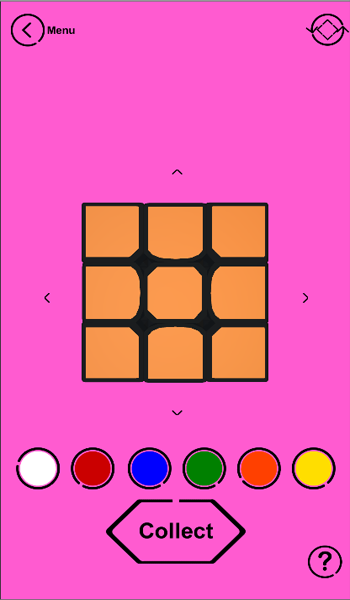 Скриншот игры Rubik's Cube Solver 3x3