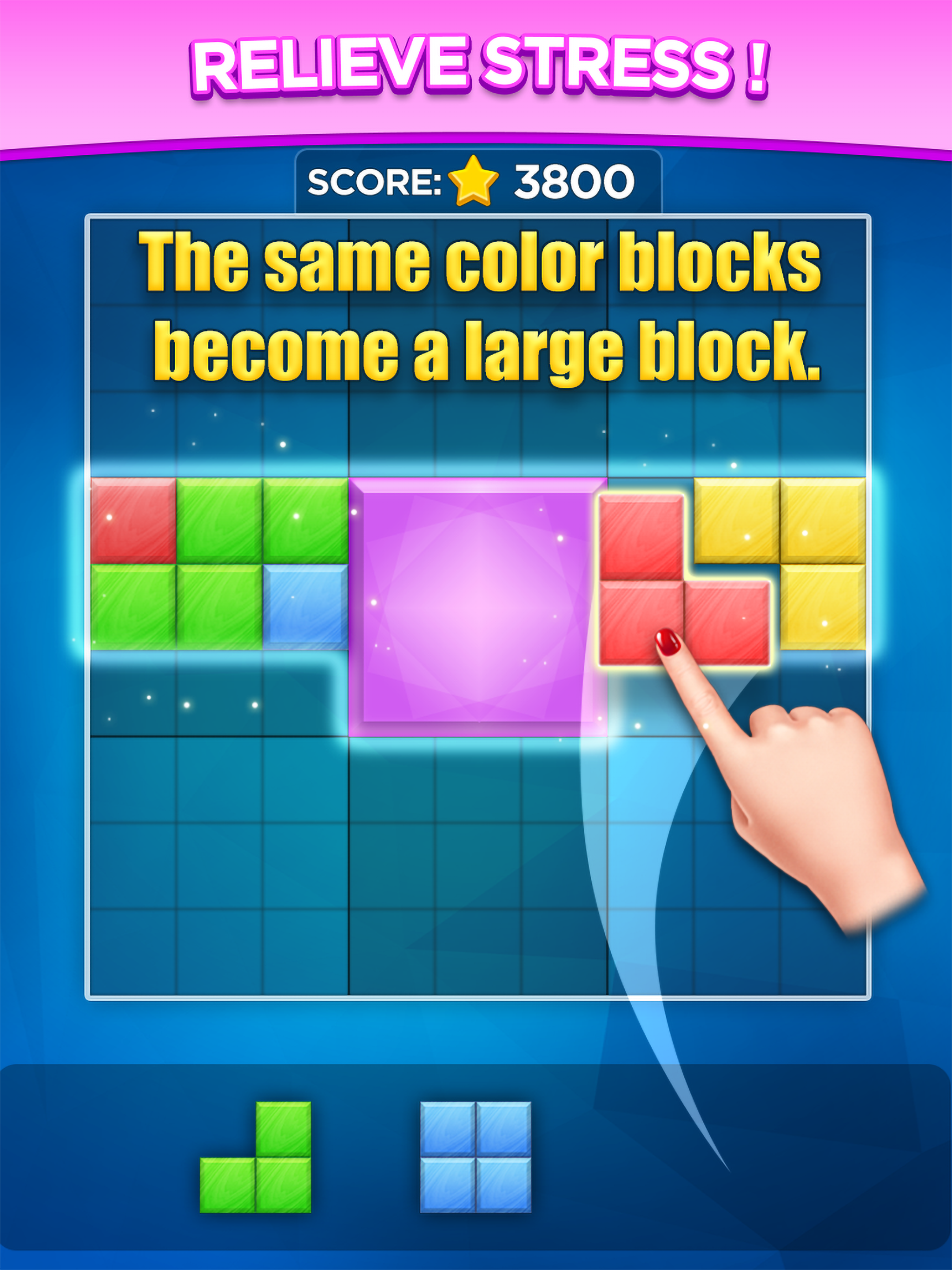 Скриншот игры Color Block Puzzle