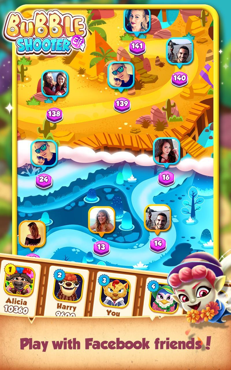 バブルシューティング ゲームのスクリーンショット