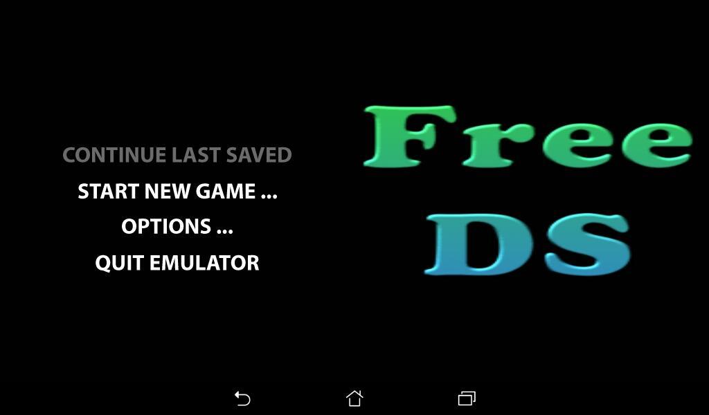 Free DS Emulator Game Screenshot