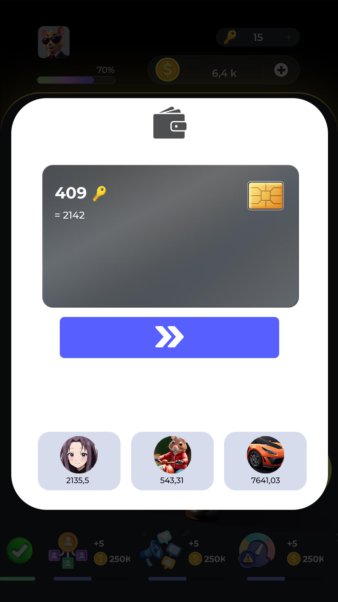 Hamster Clicker - Get Token Game Screenshot