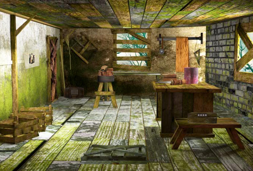 Mystery Zombie House Escape Game Screenshot
